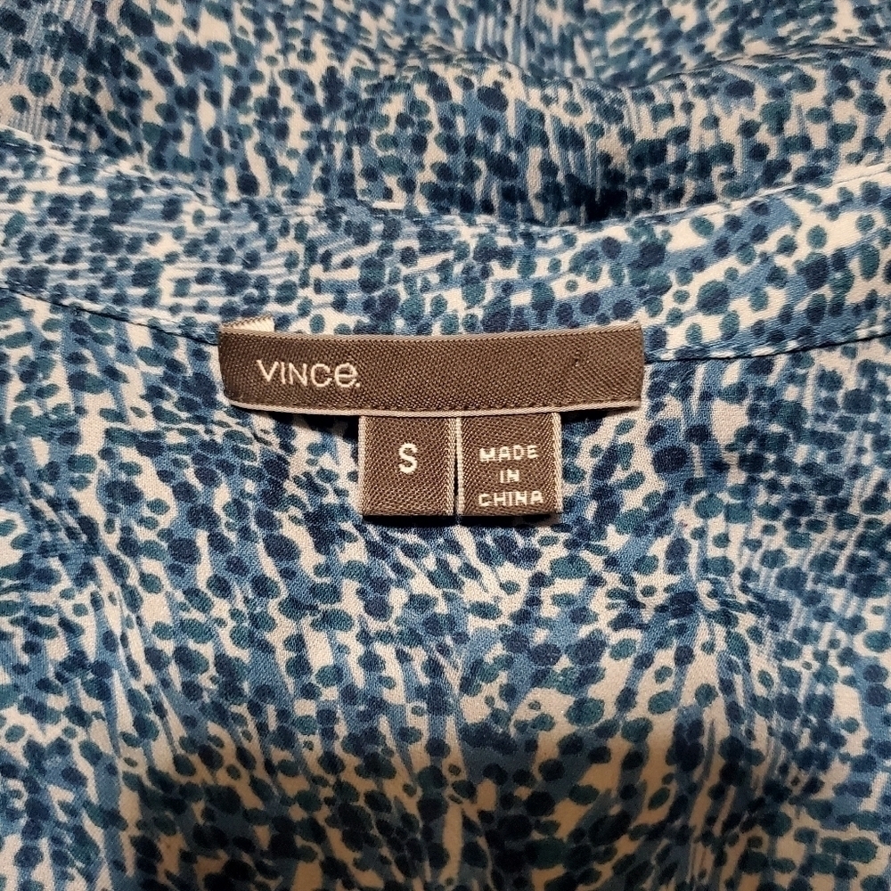 Vince 100% Silk Blouse Tank Size Small - Picture 5 of 5
